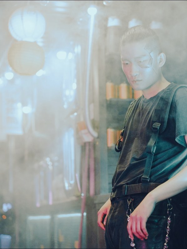 faded film LUT applied to footage — before and after color grade