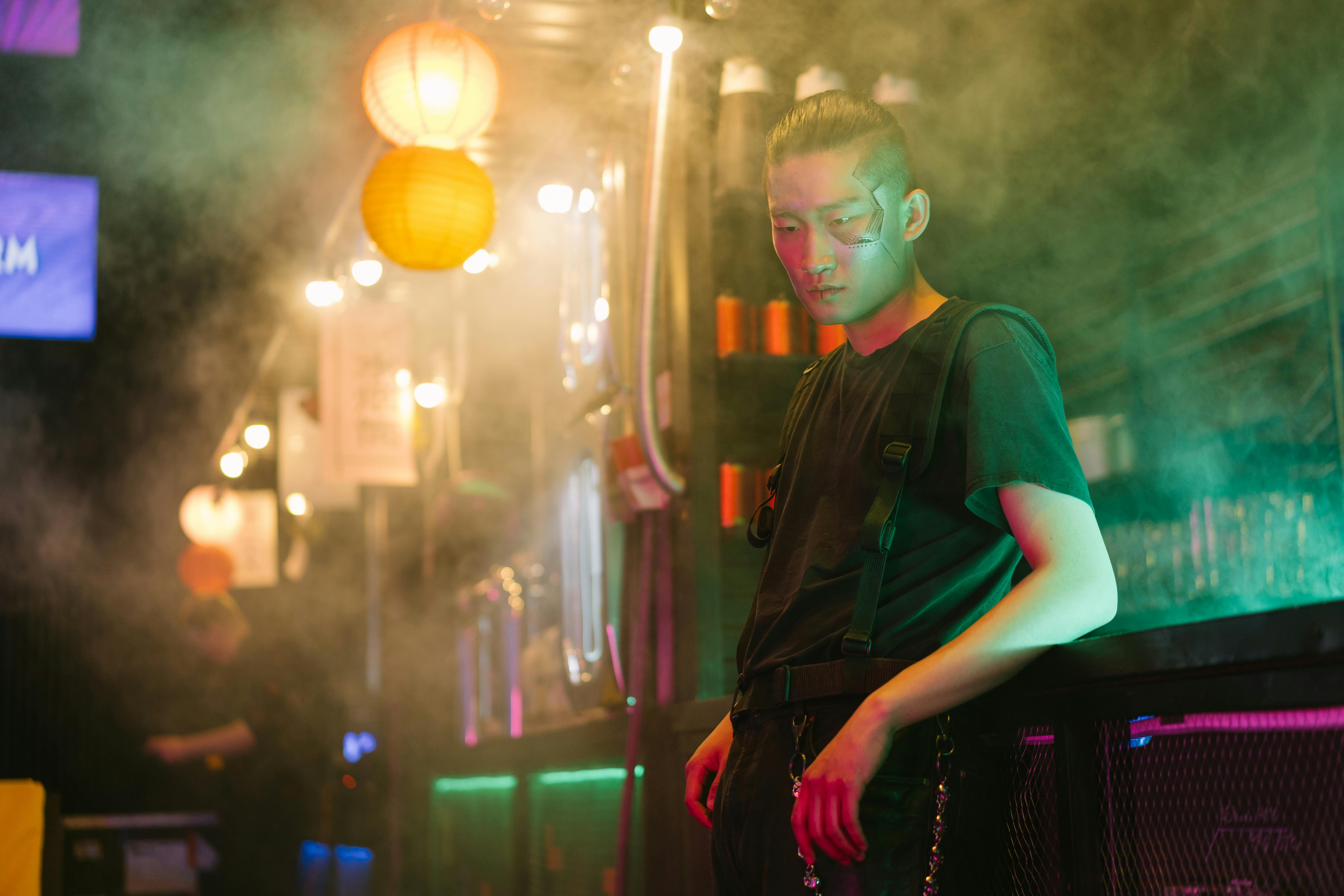 Portrait after applying cinematic LUT